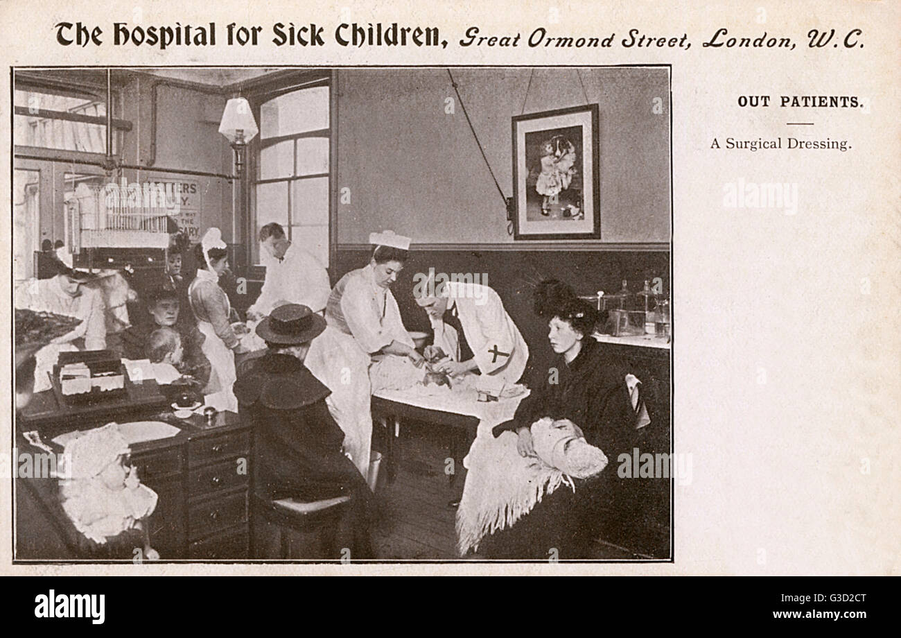 Großes Ormond Street Hospital für kranke Kinder Stockfoto