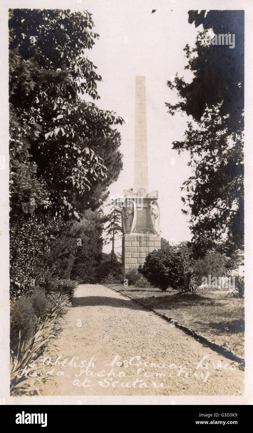 Krim War Memorial - Englischer Friedhof, Haidar Pascha Stockfoto