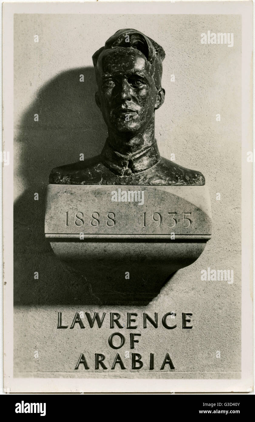 Bronzebruch von Oberstleutnant Thomas Edward Lawrence Stockfoto