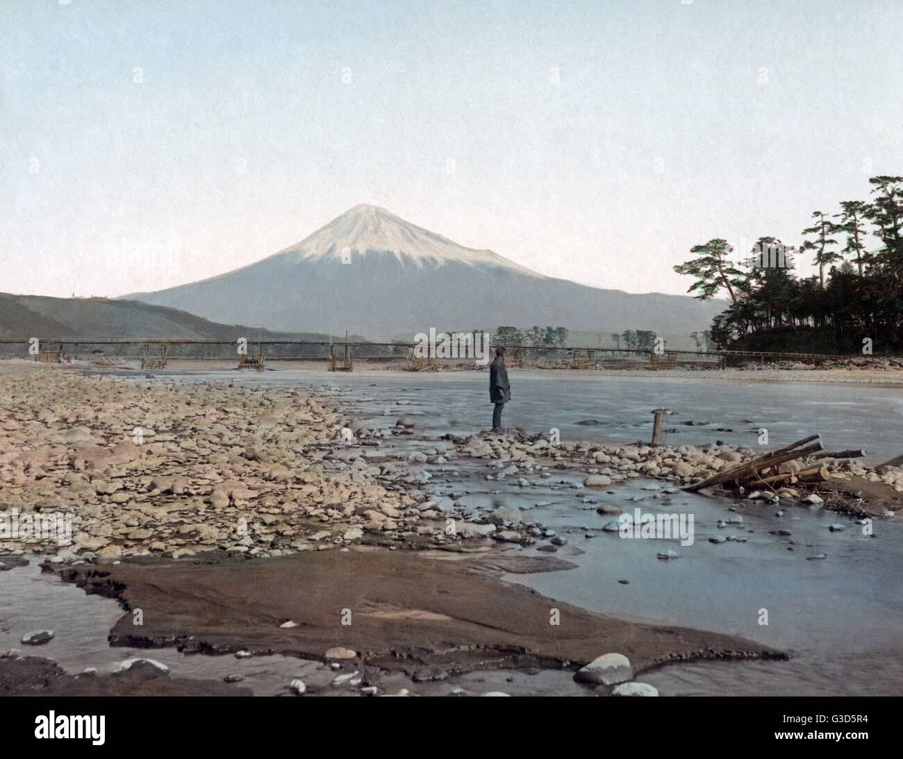 Berg Fuji, Japan, ca. 1880er Stockfoto