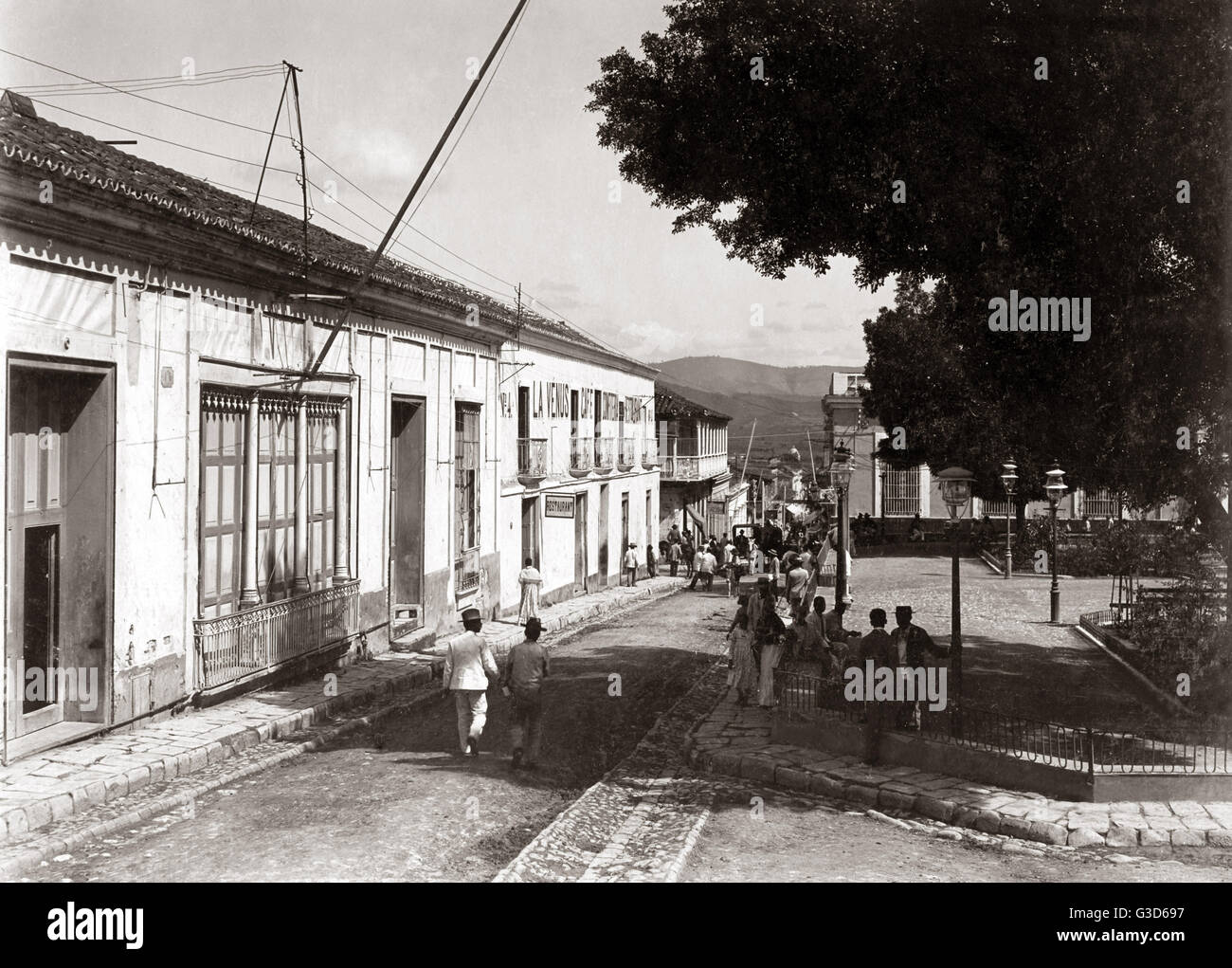 Santiago, Kuba, ca. 1900 Stockfoto