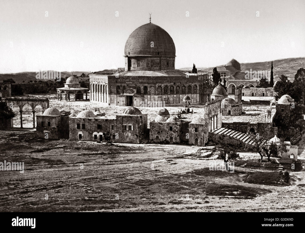 Moschee um 1800er Stockfoto