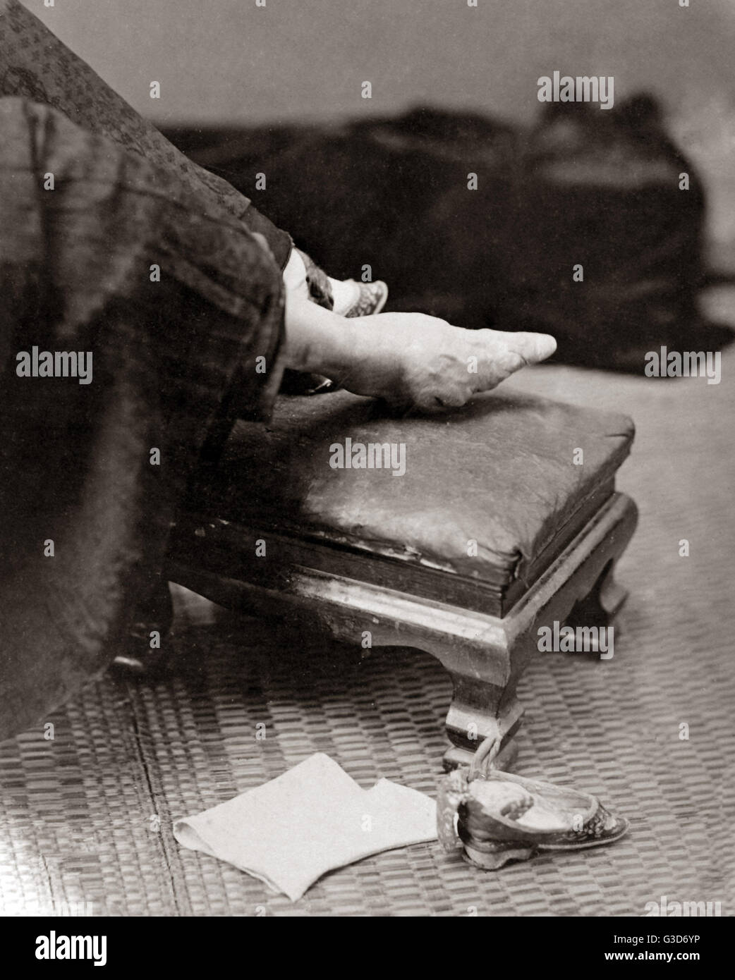 Geflogener Fuß, China, ca. 1880er Stockfoto