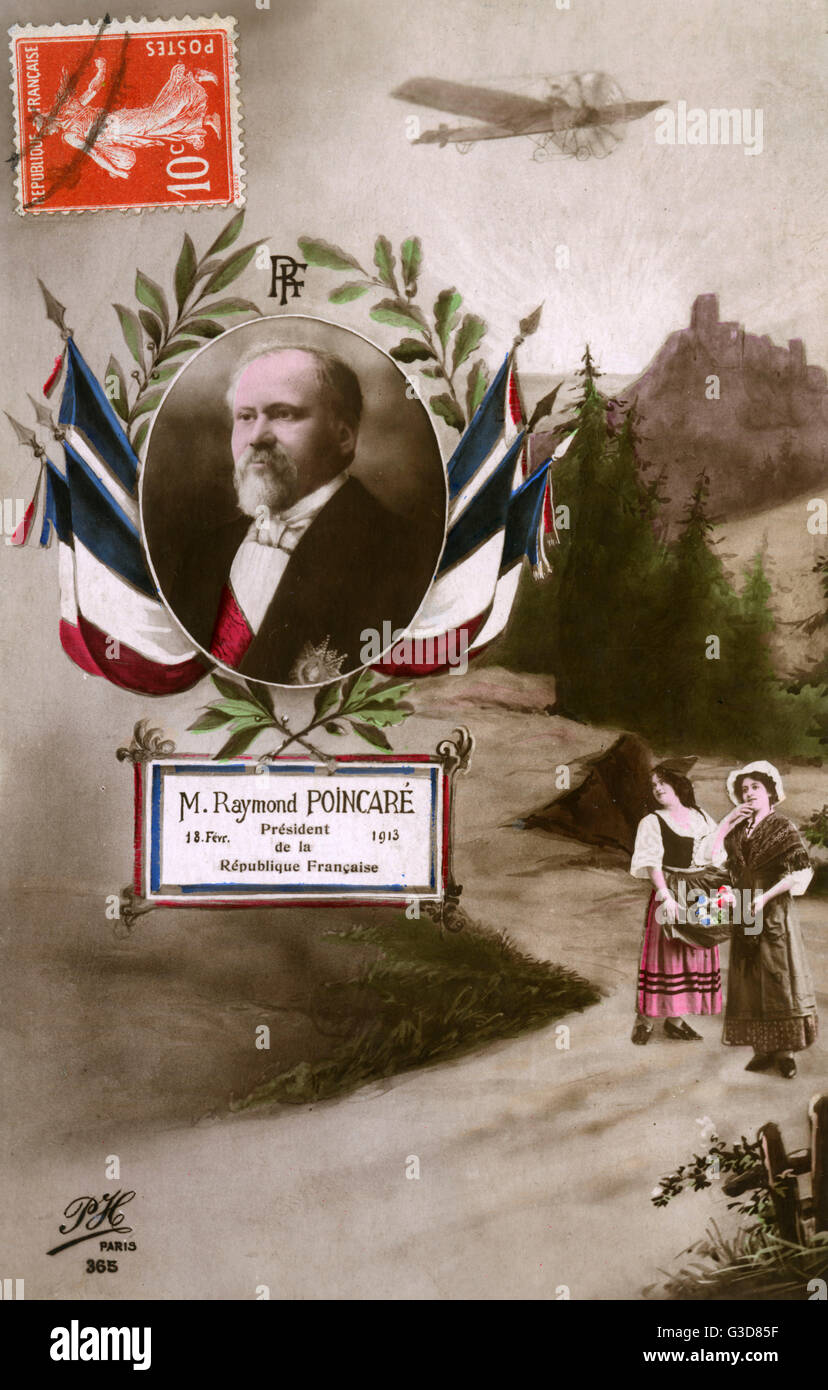 Der Französische Präsident Raymond Poincare Stockfoto