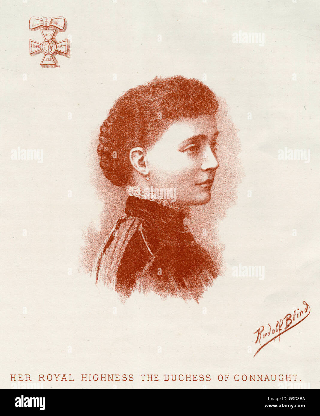 Margaret Prinzessin Louise von Preußen Stockfoto