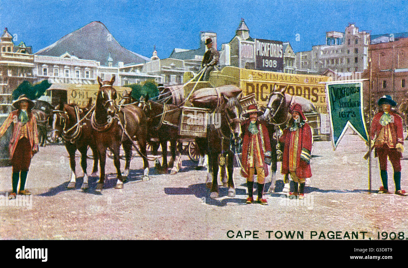 Historischer Wettbewerb in Kapstadt, Südafrika Stockfoto