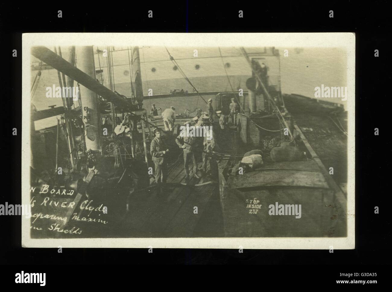 SS River Clyde, britischer Collier im Jahr WW1 Stockfoto