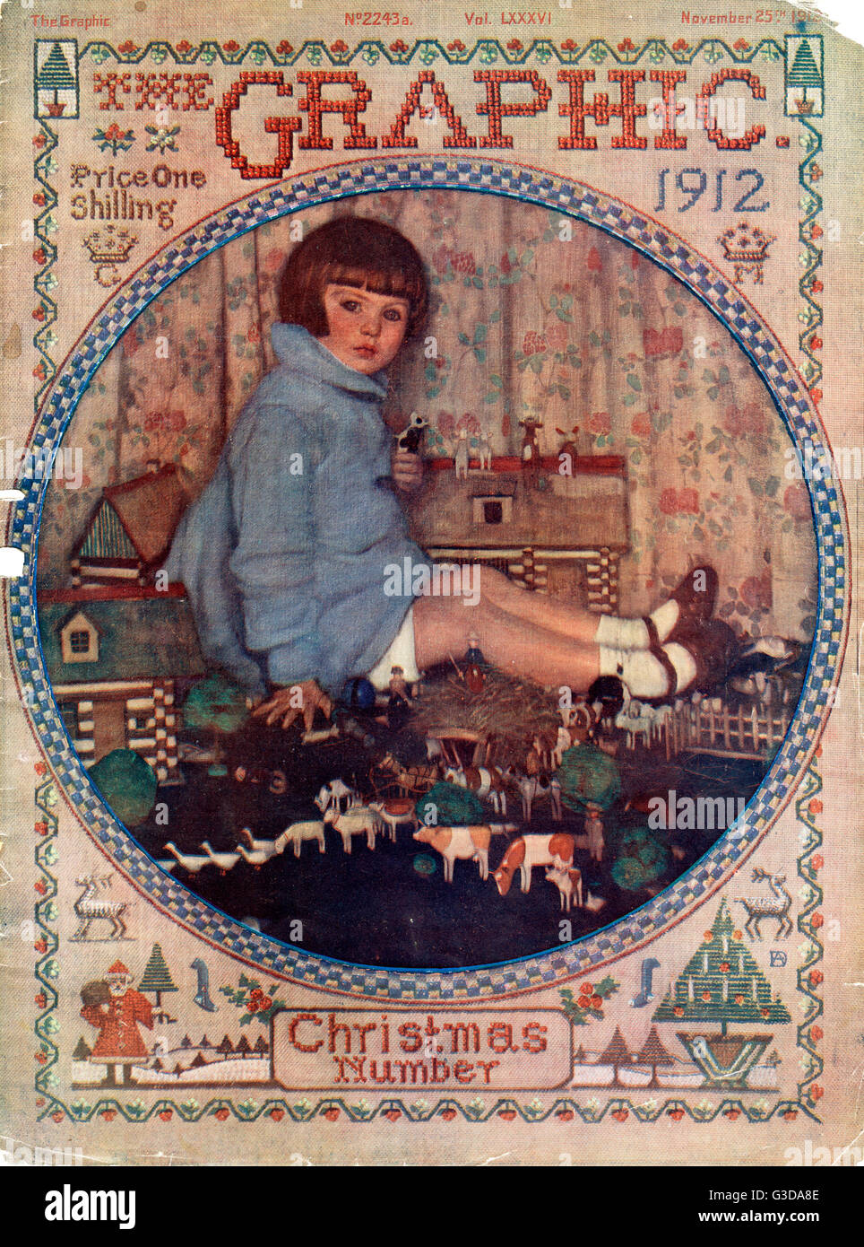 Titelseite der Grafik – Weihnachtsnummer 1912 Stockfoto