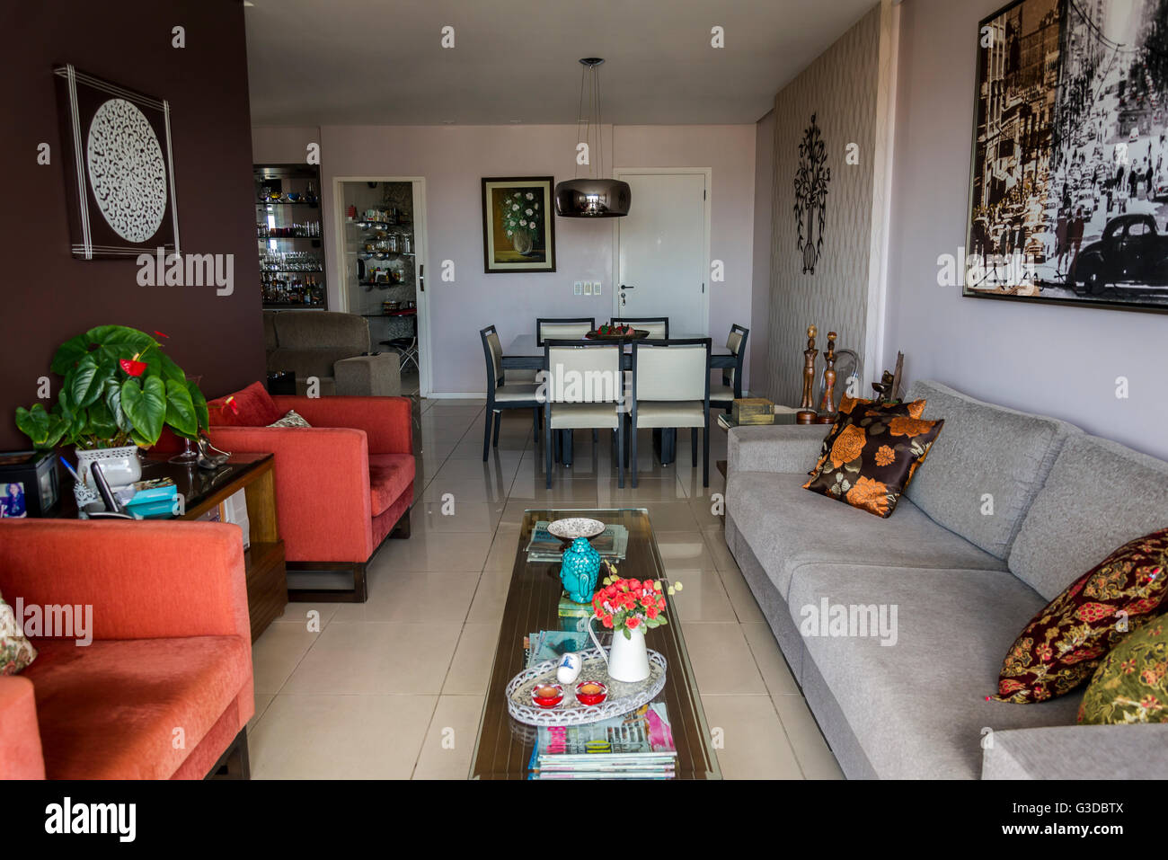 Moderne Wohnung Stockfoto