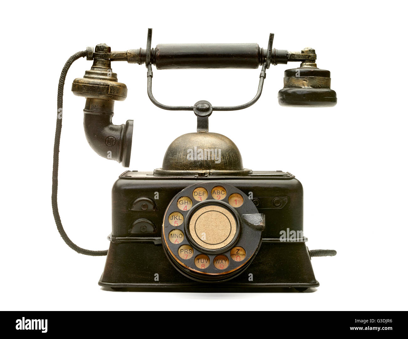 Alte Vintage Antik Telefon Stockfoto