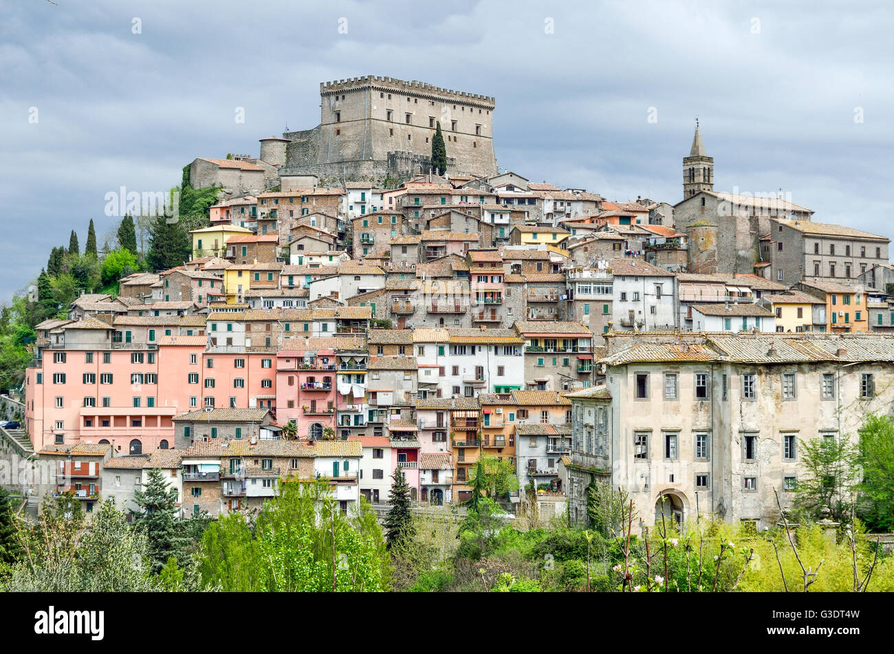 Viterbo - Soriano Nel Cimino - Latium - Italien Reisen Stockfoto