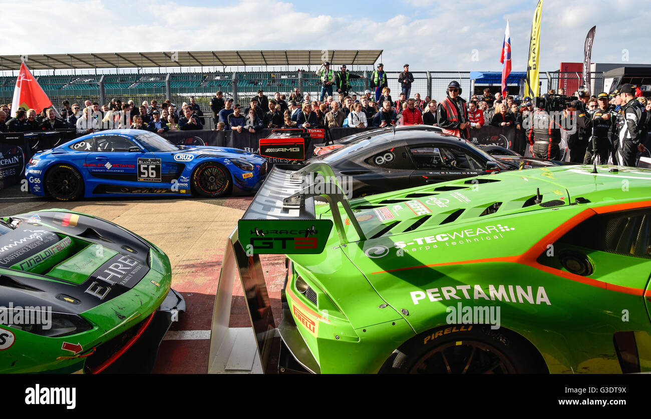 Blancpain Endurance Series in Silverstone, 2016 Stockfoto