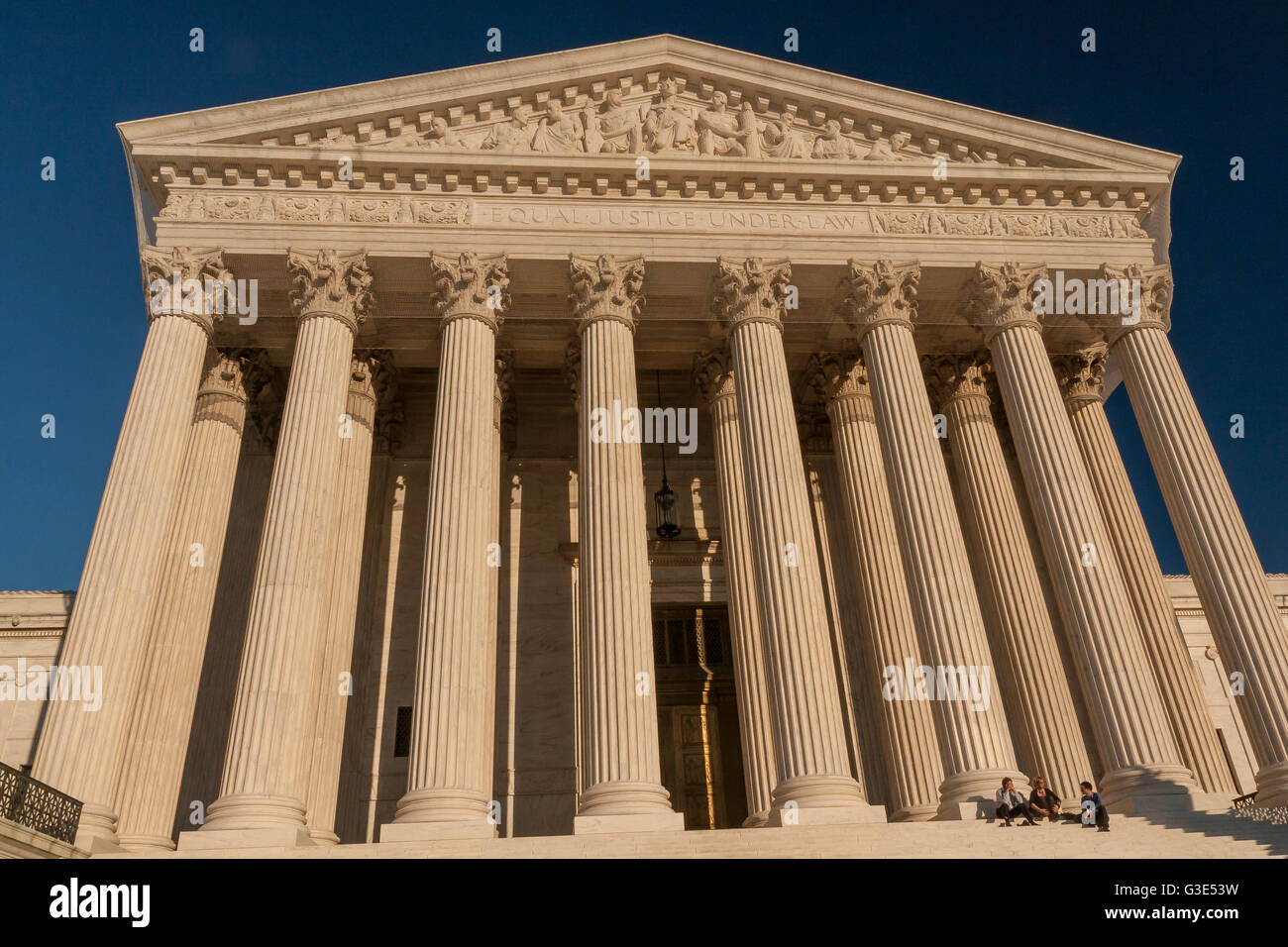 Der oberste Gerichtshof der Vereinigten Staaten, Washington DC, USA Stockfoto