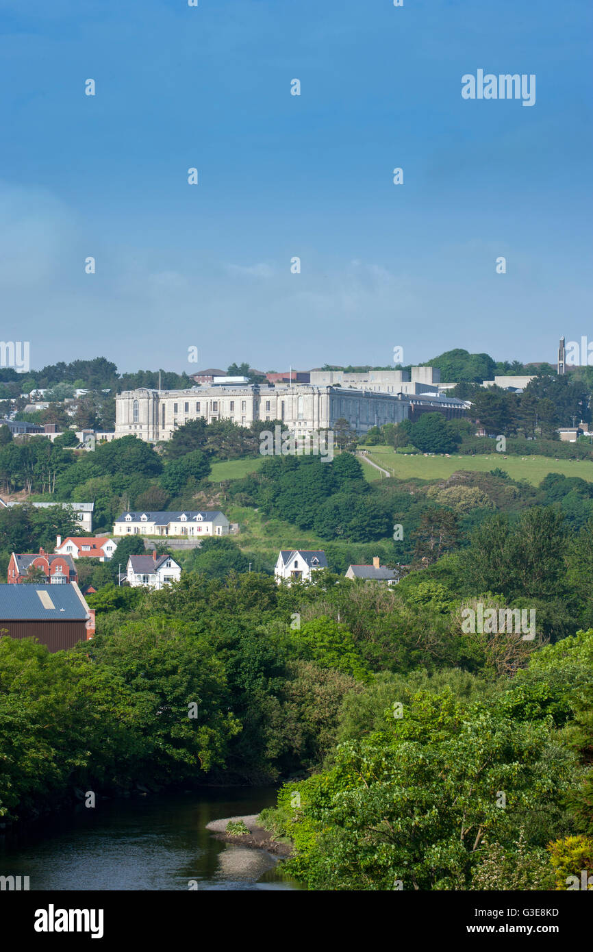 Die National Library of Wales in Aberystwyth Ceredigion UK Stockfoto