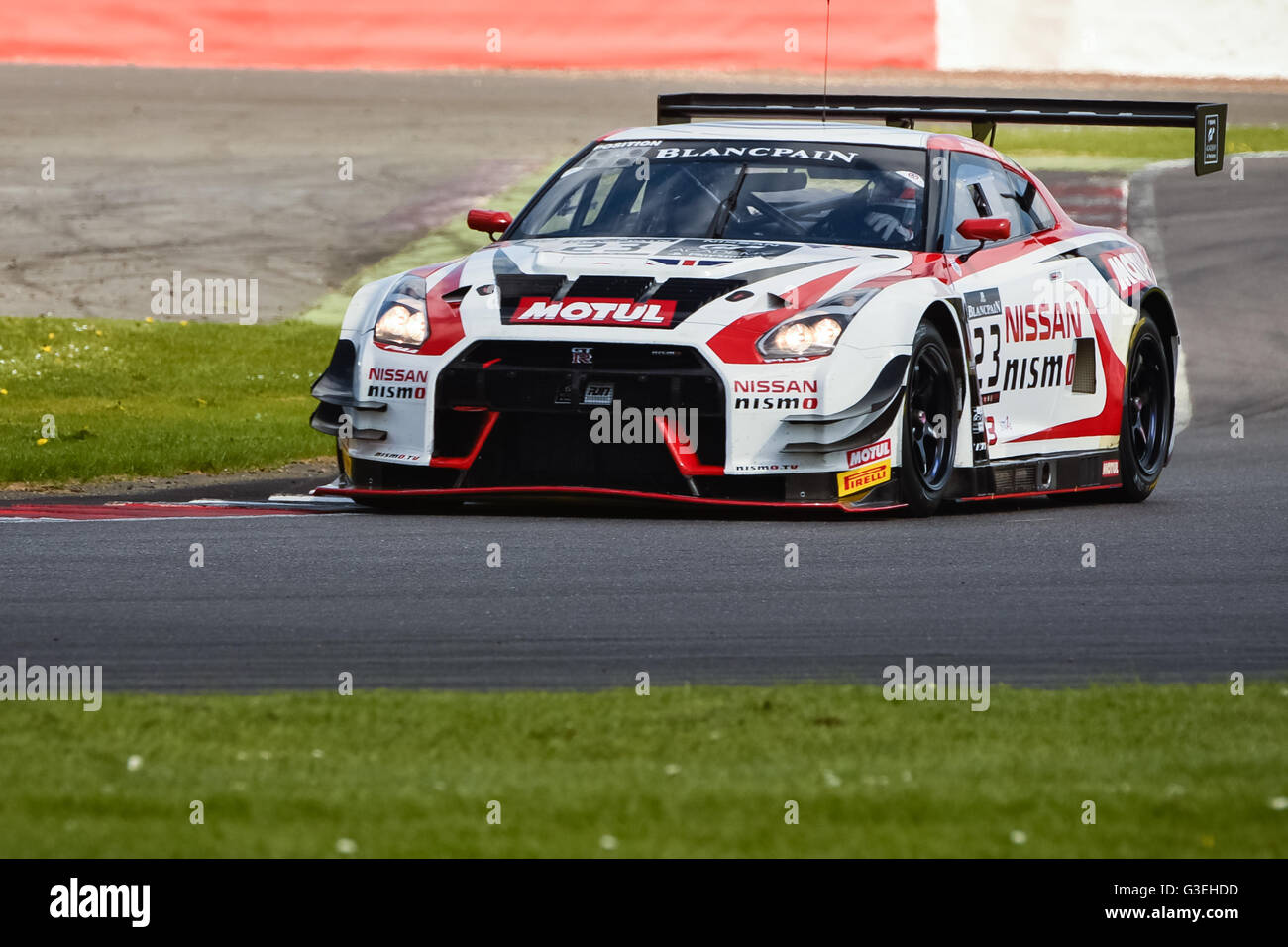 Blancpain Endurance Series in Silverstone, 2016, Nissan GT-R Stockfoto