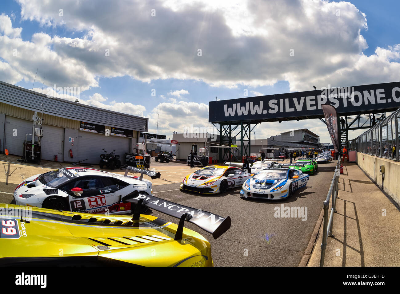 Blancpain Endurance Series in Silverstone, 2016 Stockfoto