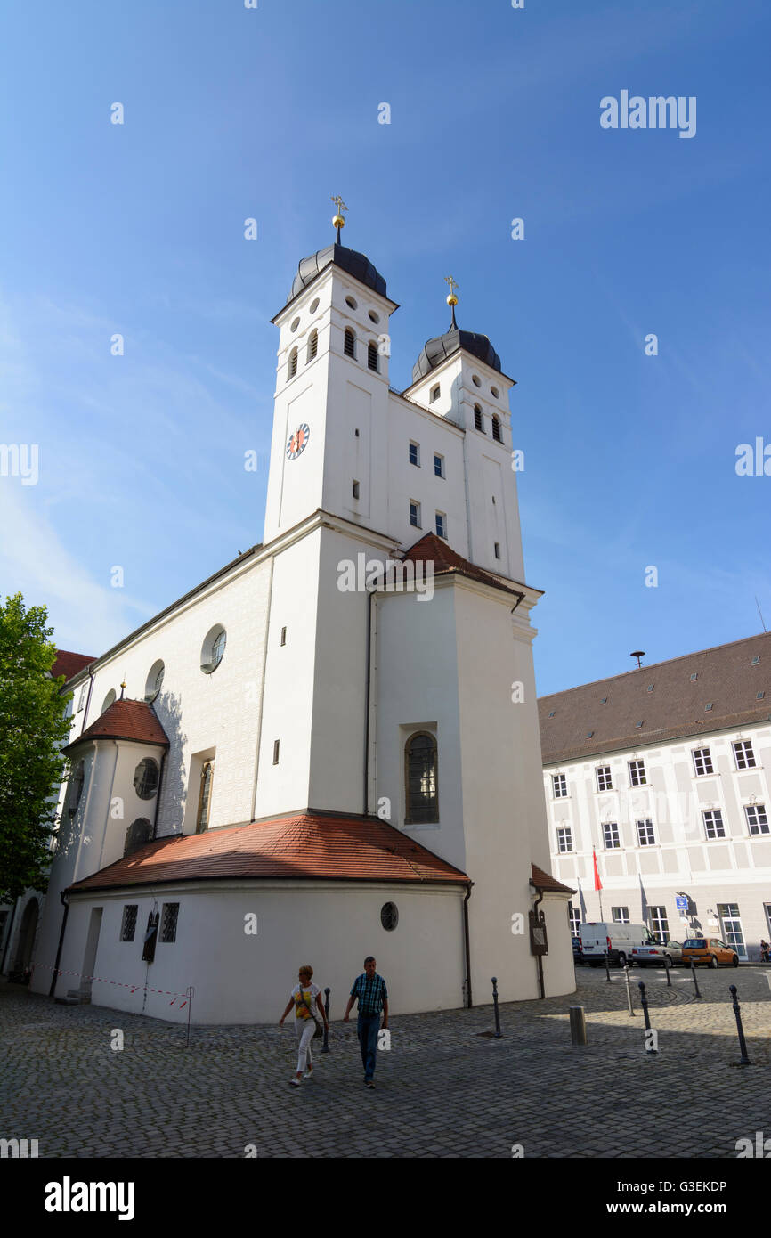 Schloss Kirche Hofkirche, Deutschland, Bayern, Bayern, Schwaben, Swabia, Günzburg Stockfoto