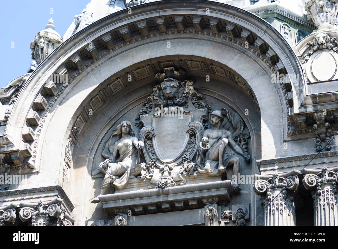 Nationalbibliothek, Rumänien Bukarest Bucuresti Stockfoto