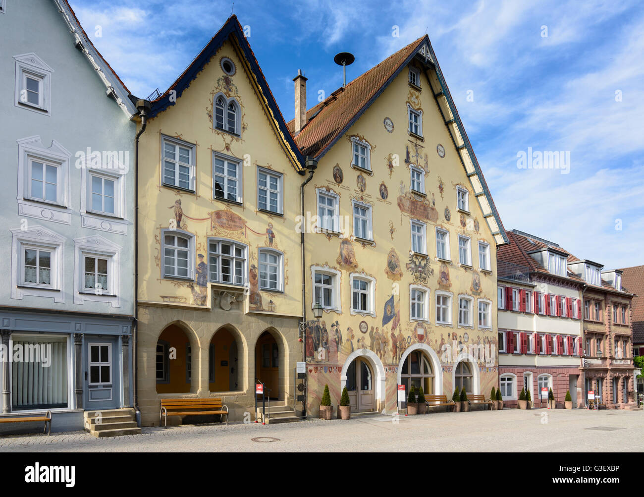 Rathaus, Deutschland, Baden-Württemberg, Schwarzwald, Schwarzwald, Horb am Neckar Stockfoto