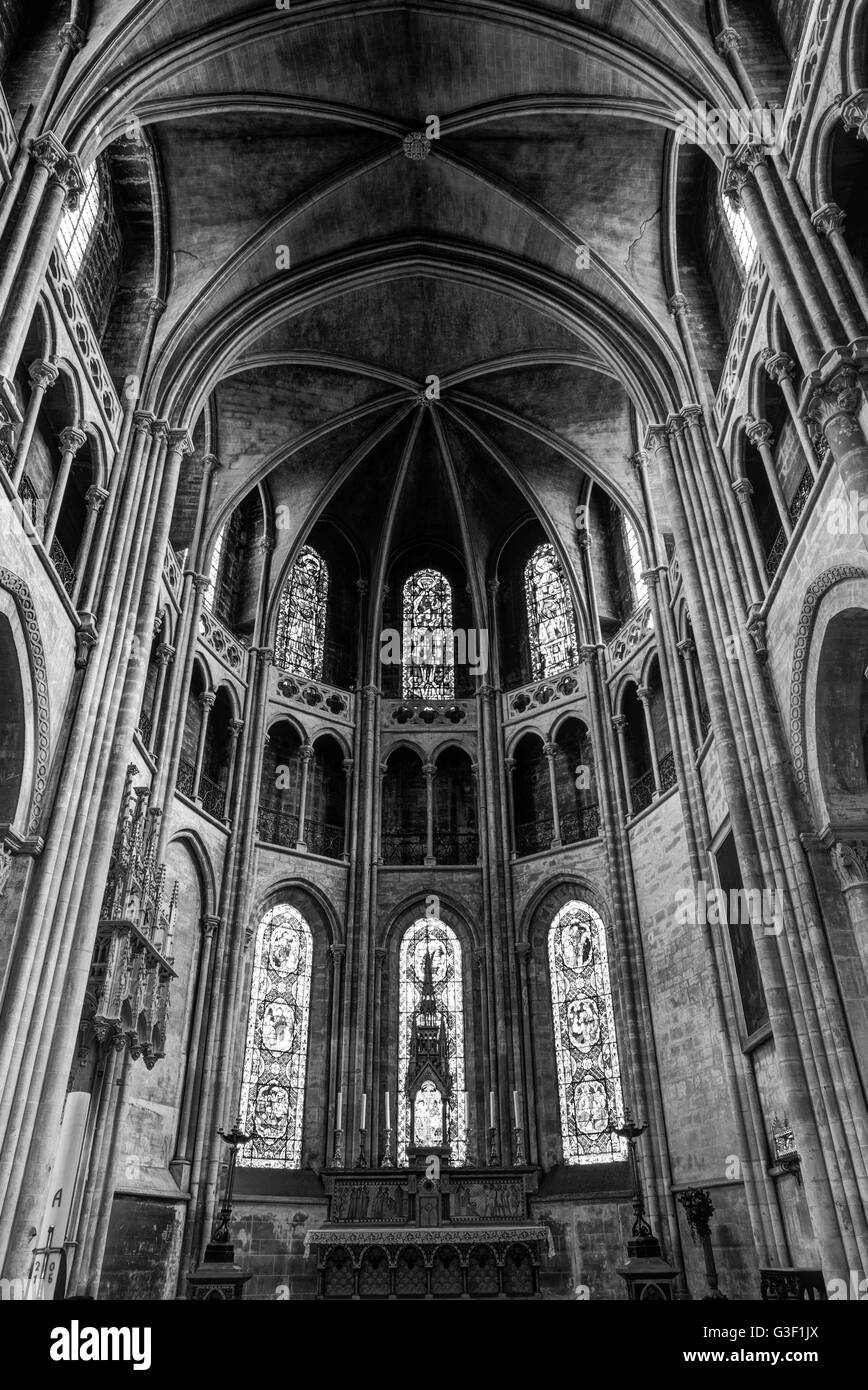 Kathedrale Saint-Vincent, Chalon-Sur-Saône, Département Saône-et-Loire, Region Burgund, Frankreich, Europa, Stockfoto