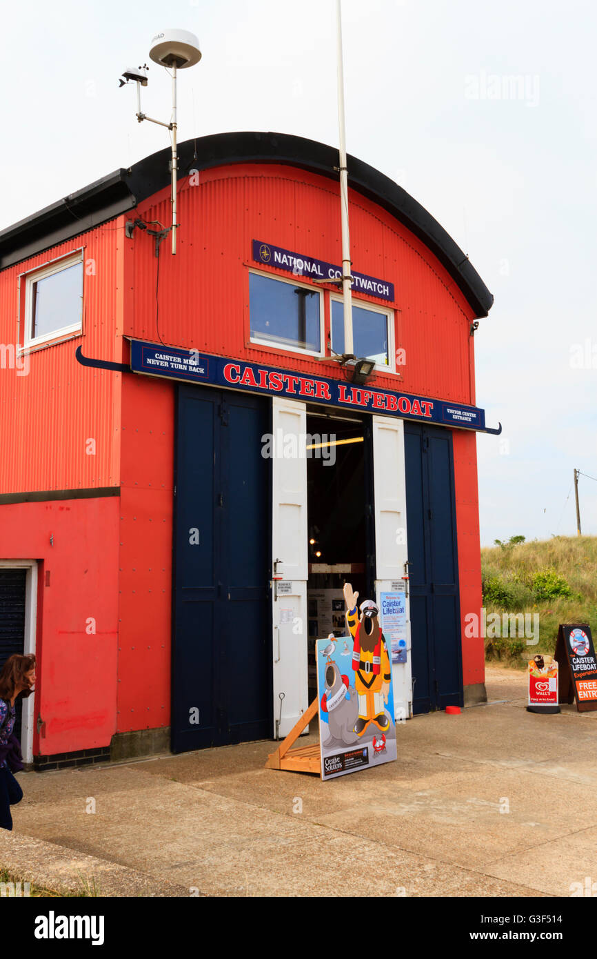 Caister Lifeboat Station/museum Stockfoto