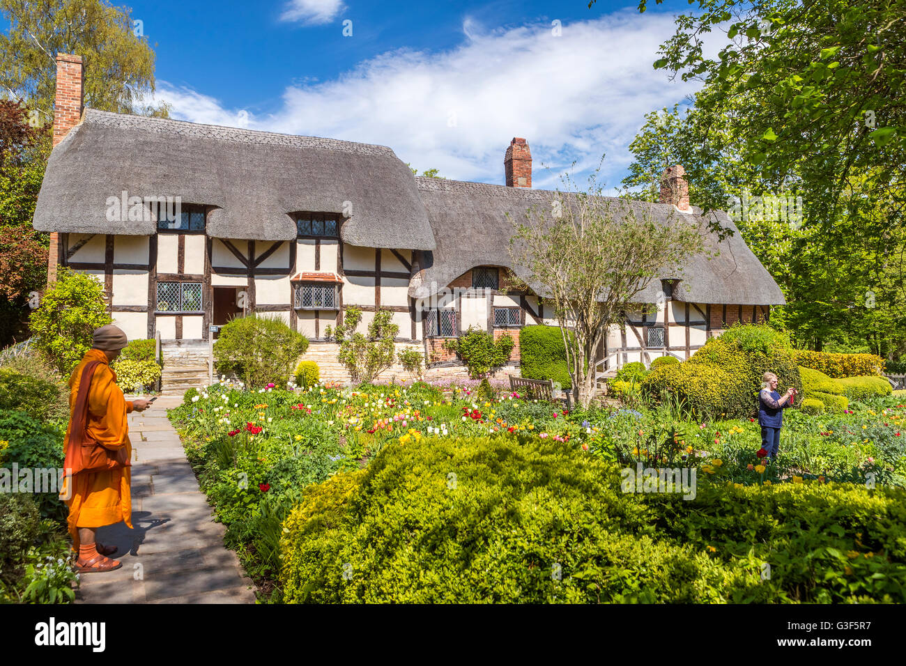 Anne Hathaway Hütte, Stratford Warwickshire, England, Vereinigtes Königreich, Europa. Stockfoto