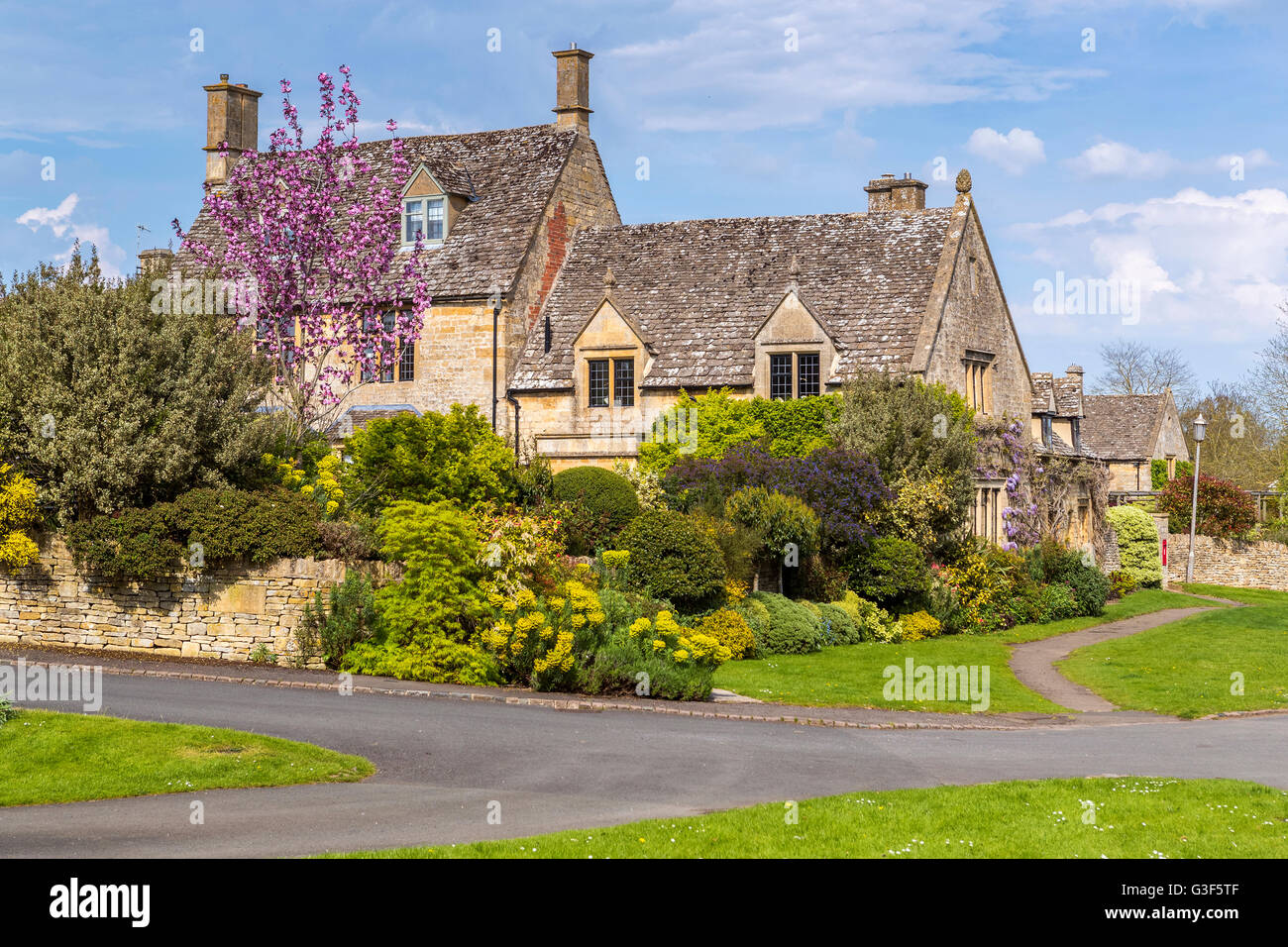 Ferienhäuser in Chipping Campden, Cotswolds, Gloucestershire, England, Vereinigtes Königreich, Europa. Stockfoto