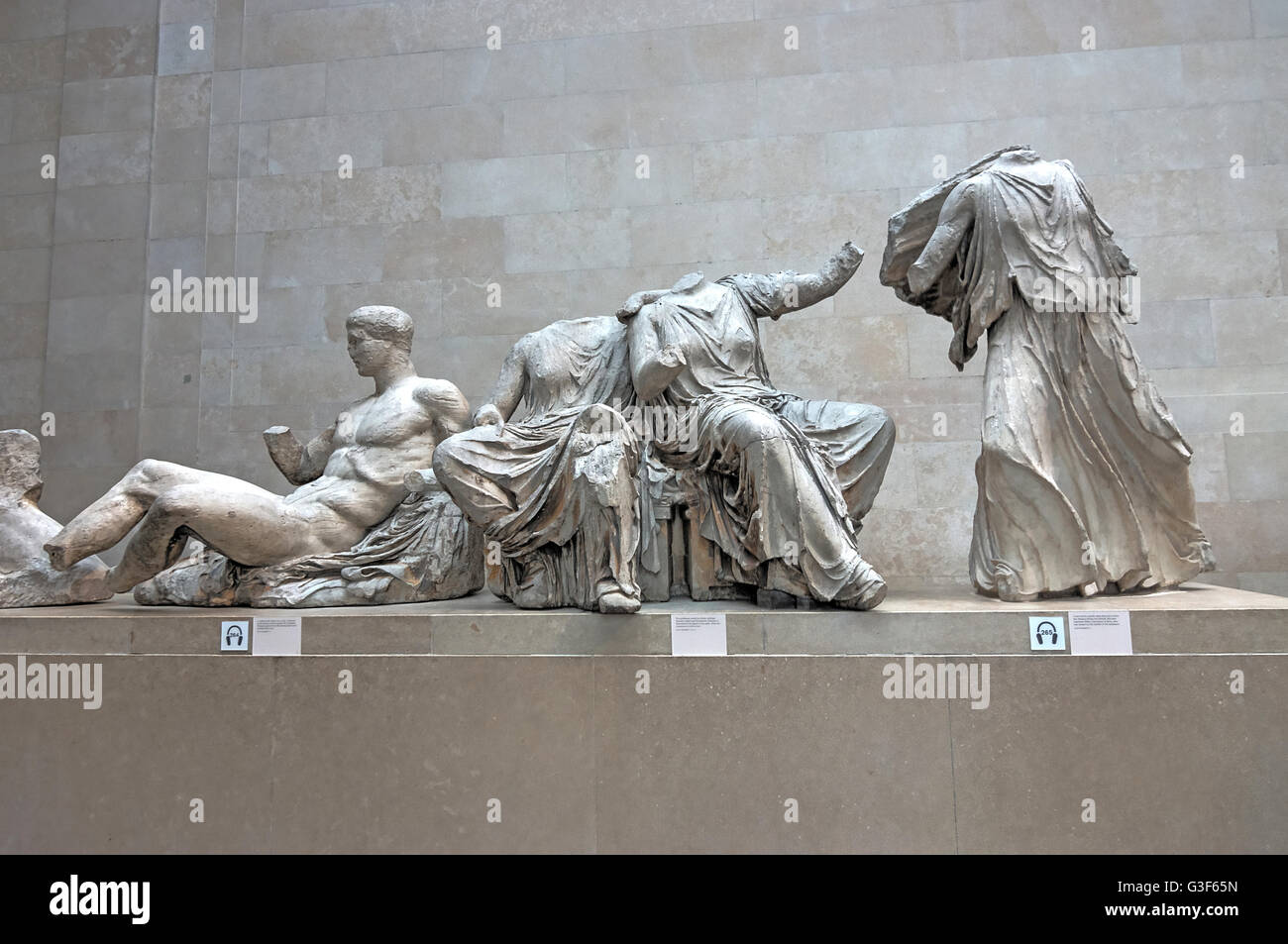 Elgin Marbles, Elgin Marmor British Museum Stockfoto