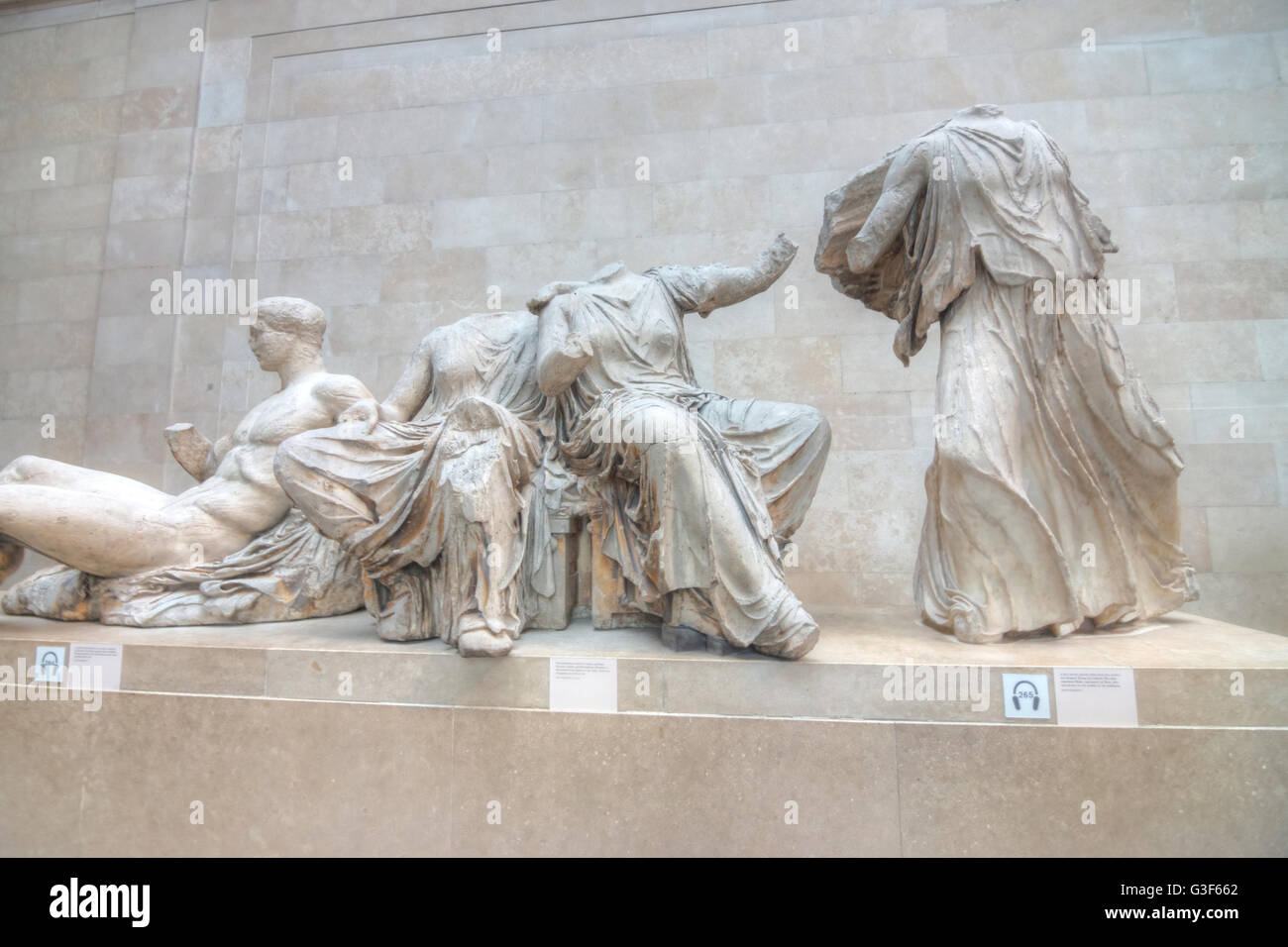 Elgin Marbles, Elgin Marmor British Museum Stockfoto