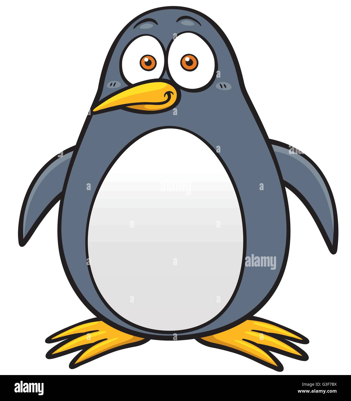 Vektor-Illustration der Pinguin Cartoon Stock Vektor