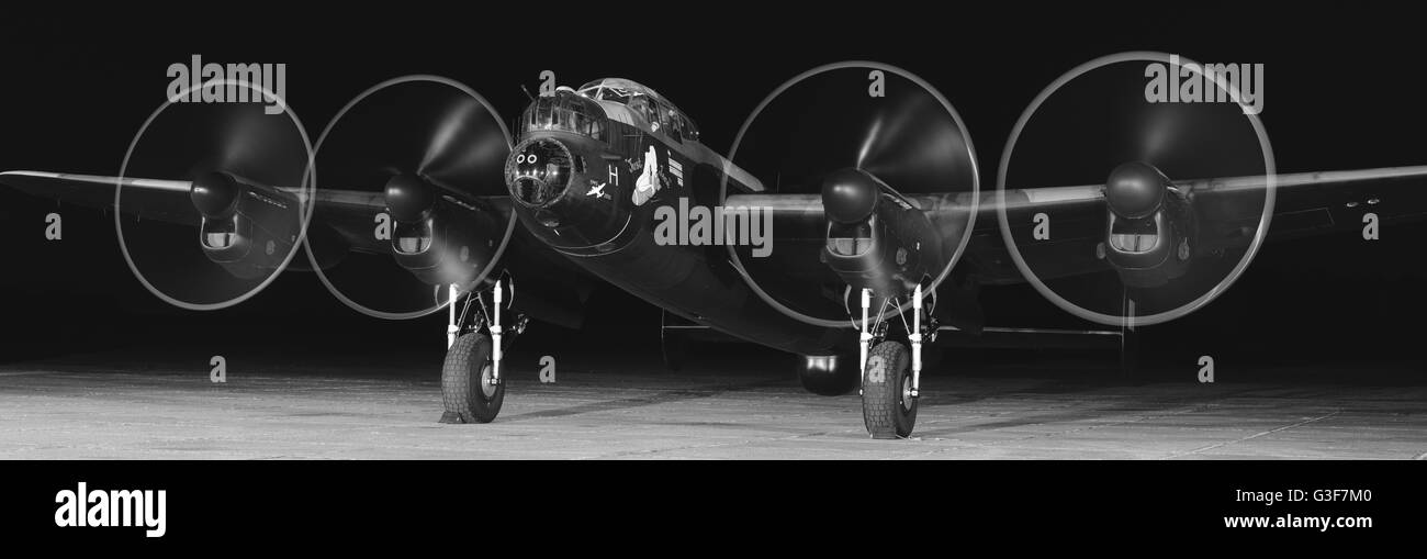 Avro Lancaster NX611, Just Jane East Kirkby, Lincolnshire, England, Stockfoto