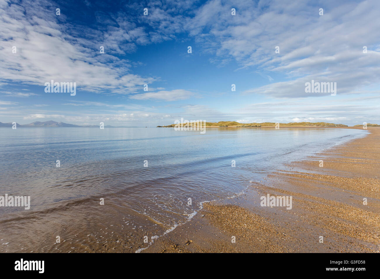 Newborough Strand Isle of Anglesey Stockfoto