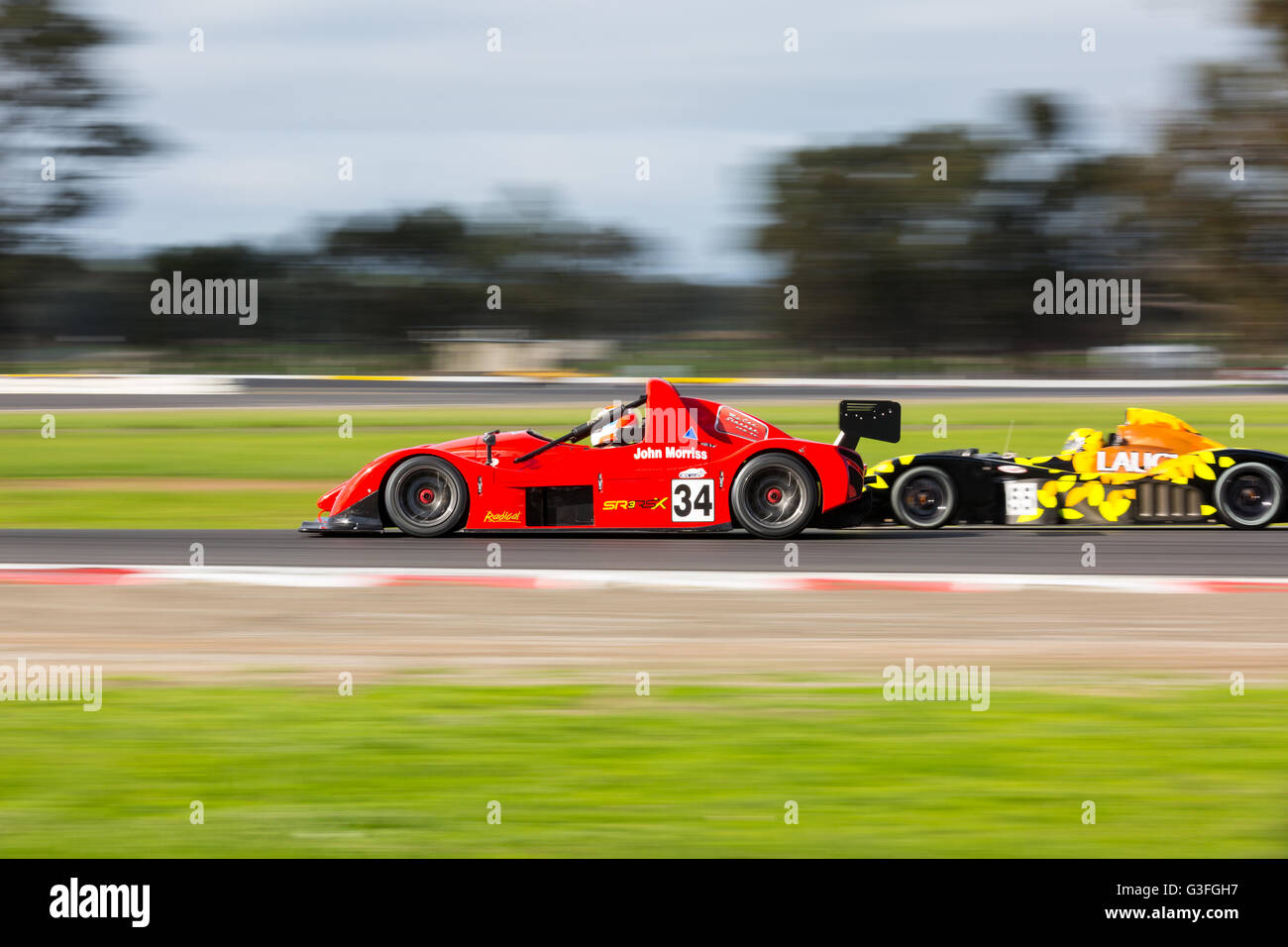 Melbourne, Australien. 11. Juni 2016.   John Morriss in der Sports Racer Serie Qualifikation bei den Shannon Nationals, 11. Juni 2016 bei Winton. Bildnachweis: Dave Hewison Sport/Alamy Live-Nachrichten Stockfoto