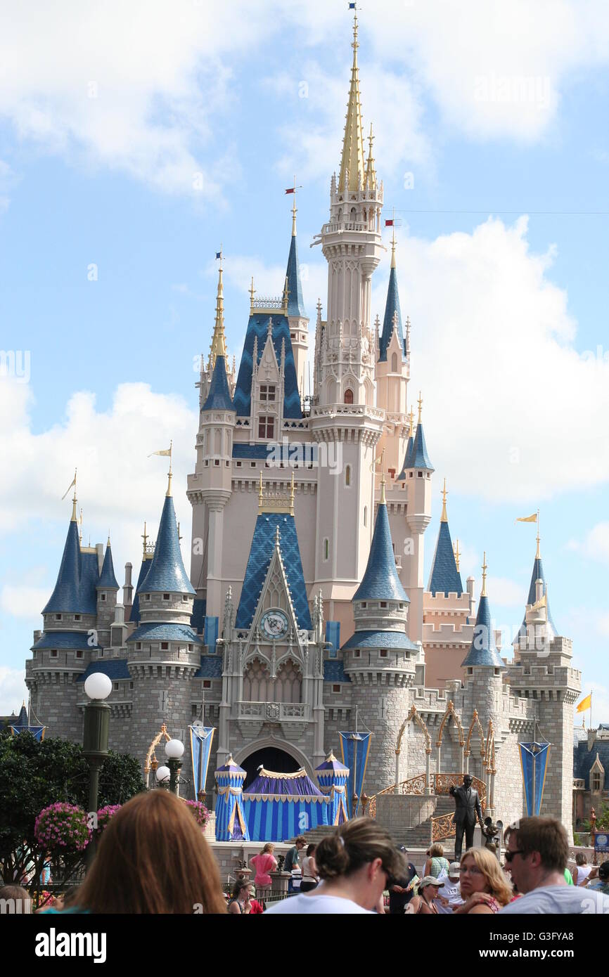 Cinderella's Castle in Disney World Florida, USA Stockfoto