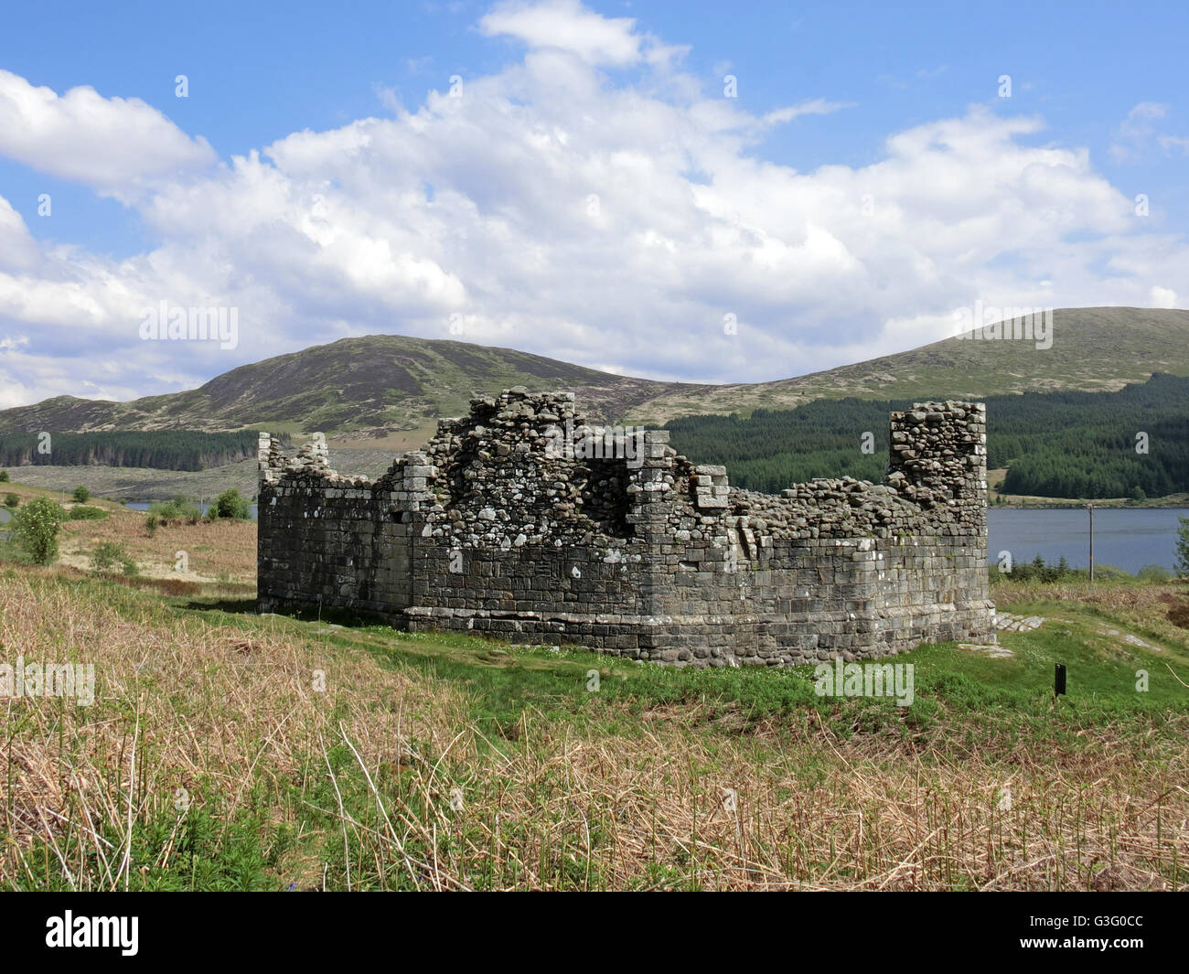 Loch Doon Castle, Loch Doon, East Ayrshire, Schottland, UK Stockfoto