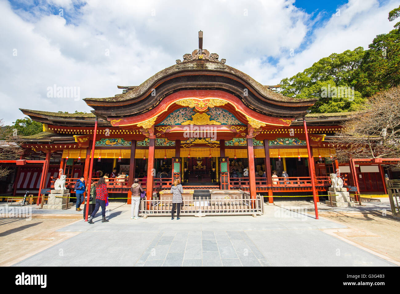 Die Dazaifu Schrein in Fukuoka, Japan. Stockfoto