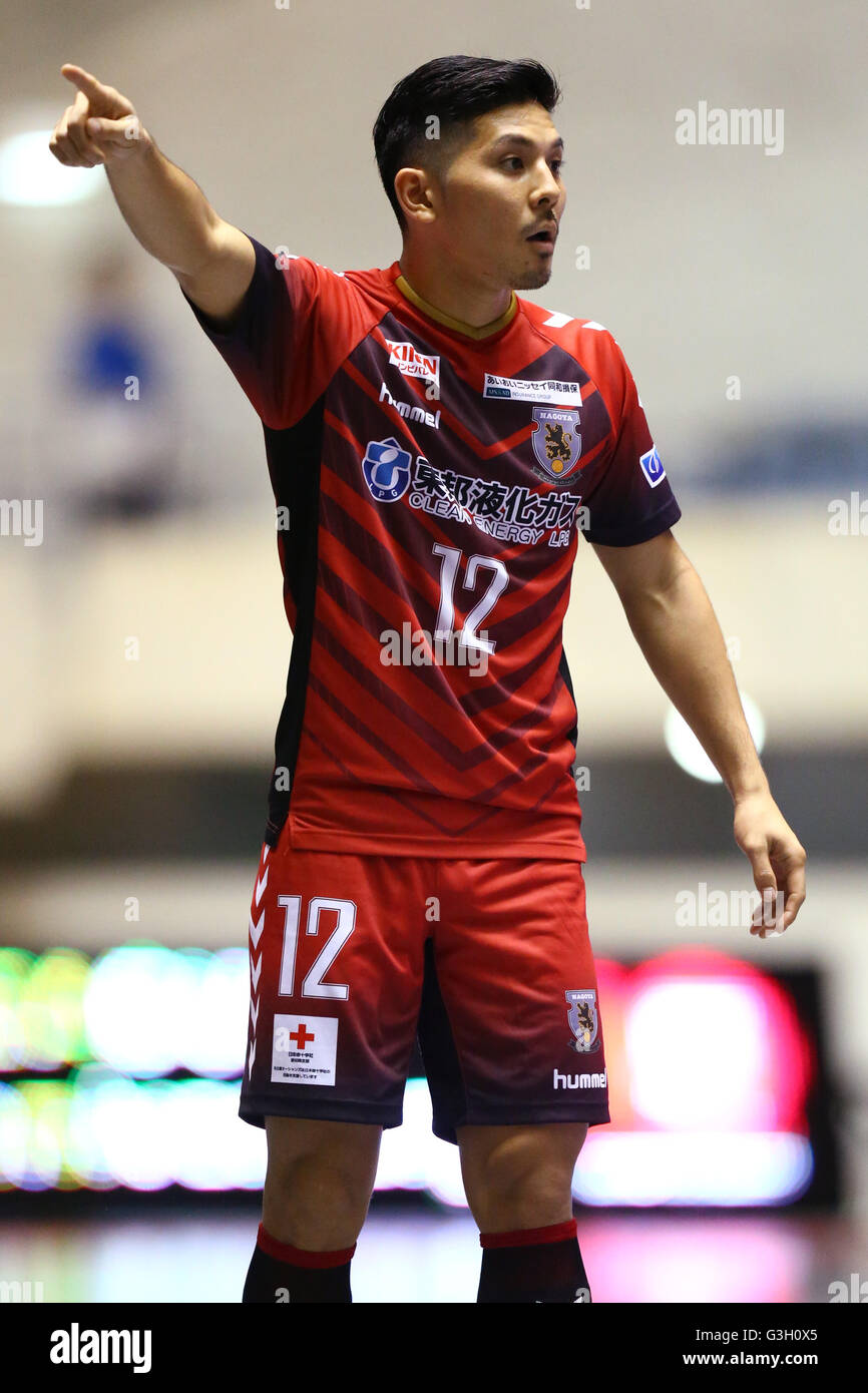 St Yoyogi Gymnasium, Tokio, Japan. 11. Juni 2016. Matias Hernan Maedonchi (Ozeane), 11. Juni 2016 - Futsal: 2016-2017 F.LEAGUE match zwischen Espolada Hokkaido 0-3 Nagoya Ozeane am 1. Yoyogi-Gymnasium, Tokio, Japan. © Shingo Ito/AFLO SPORT/Alamy Live-Nachrichten Stockfoto