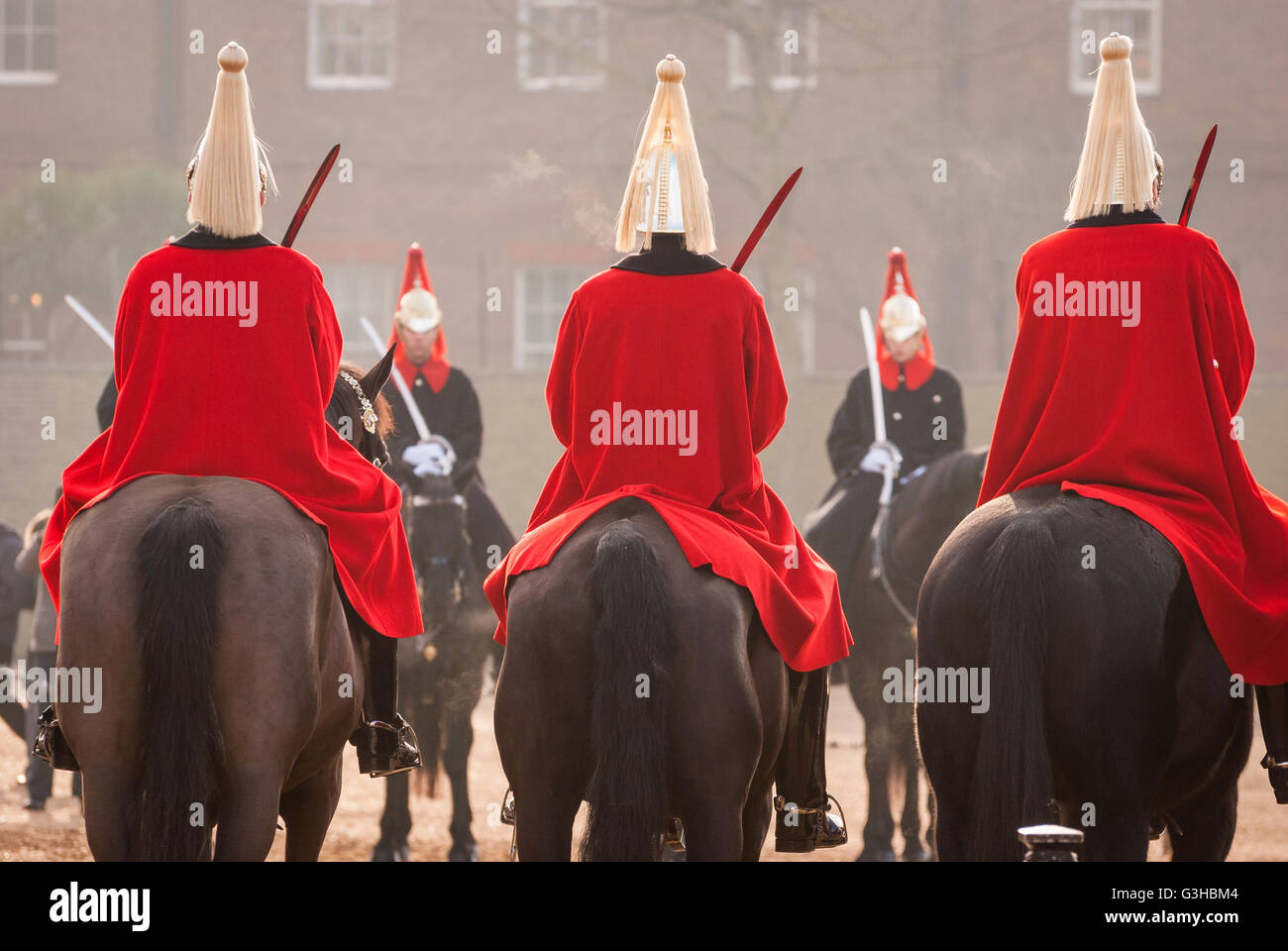 London-Wächter Stockfoto