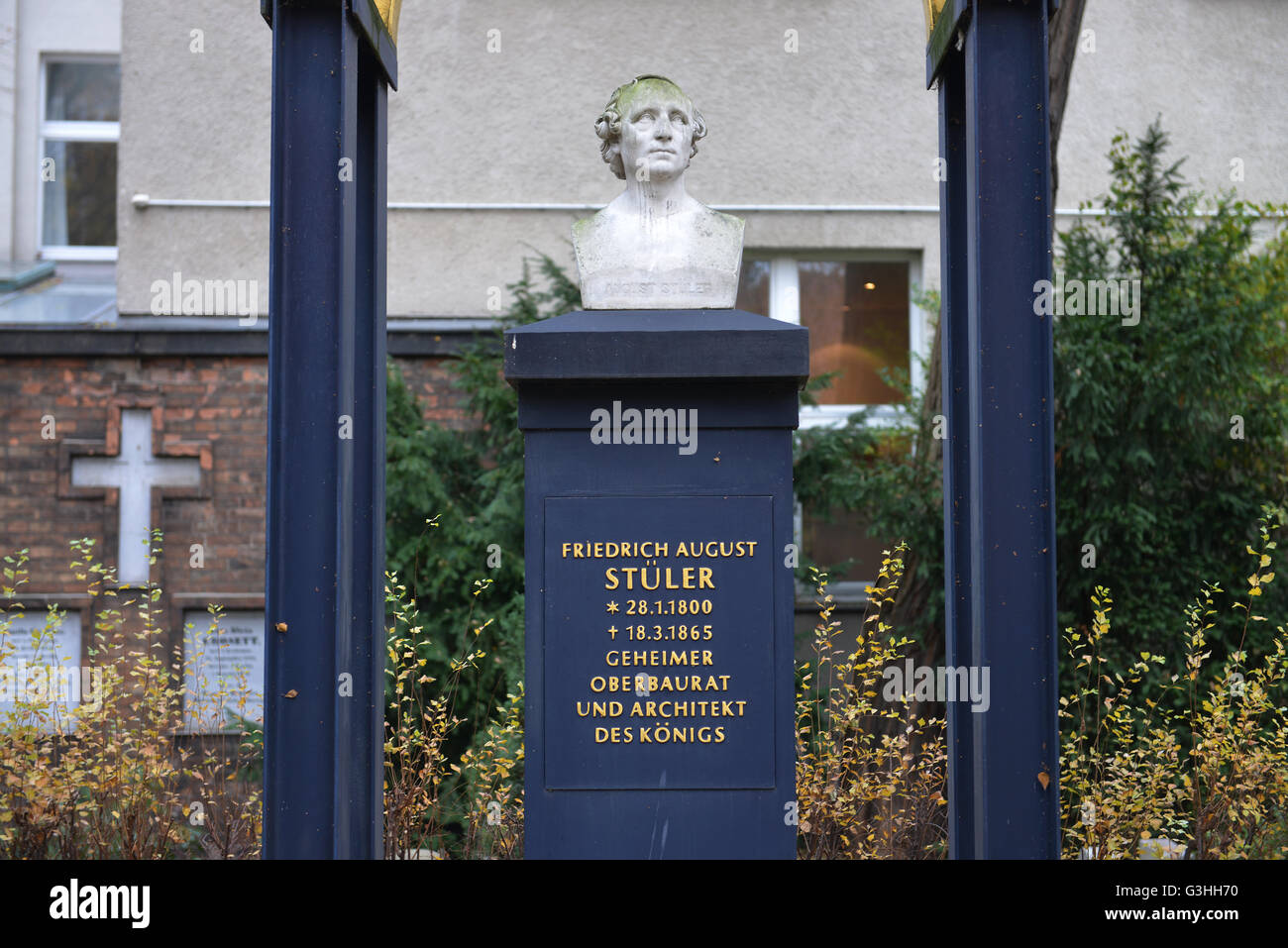Greifen, Friedrich August Stueler, Dorotheenstaedtischer Friedhof, Chausseestraße, Mitte, Berlin, Deutschland / Dorotheenstädtischen Friedhof, Friedrich August Stüler Stockfoto