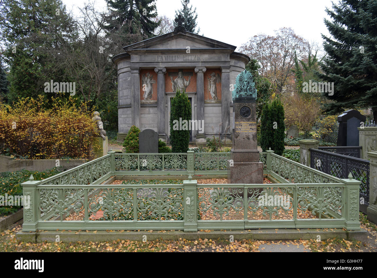 Greifen, Carl Friedrich Schinkel, Dorotheenstaedtischer Friedhof, Chausseestraße, Mitte, Berlin, Deutschland / Dorotheenstädtischen Friedhof Stockfoto