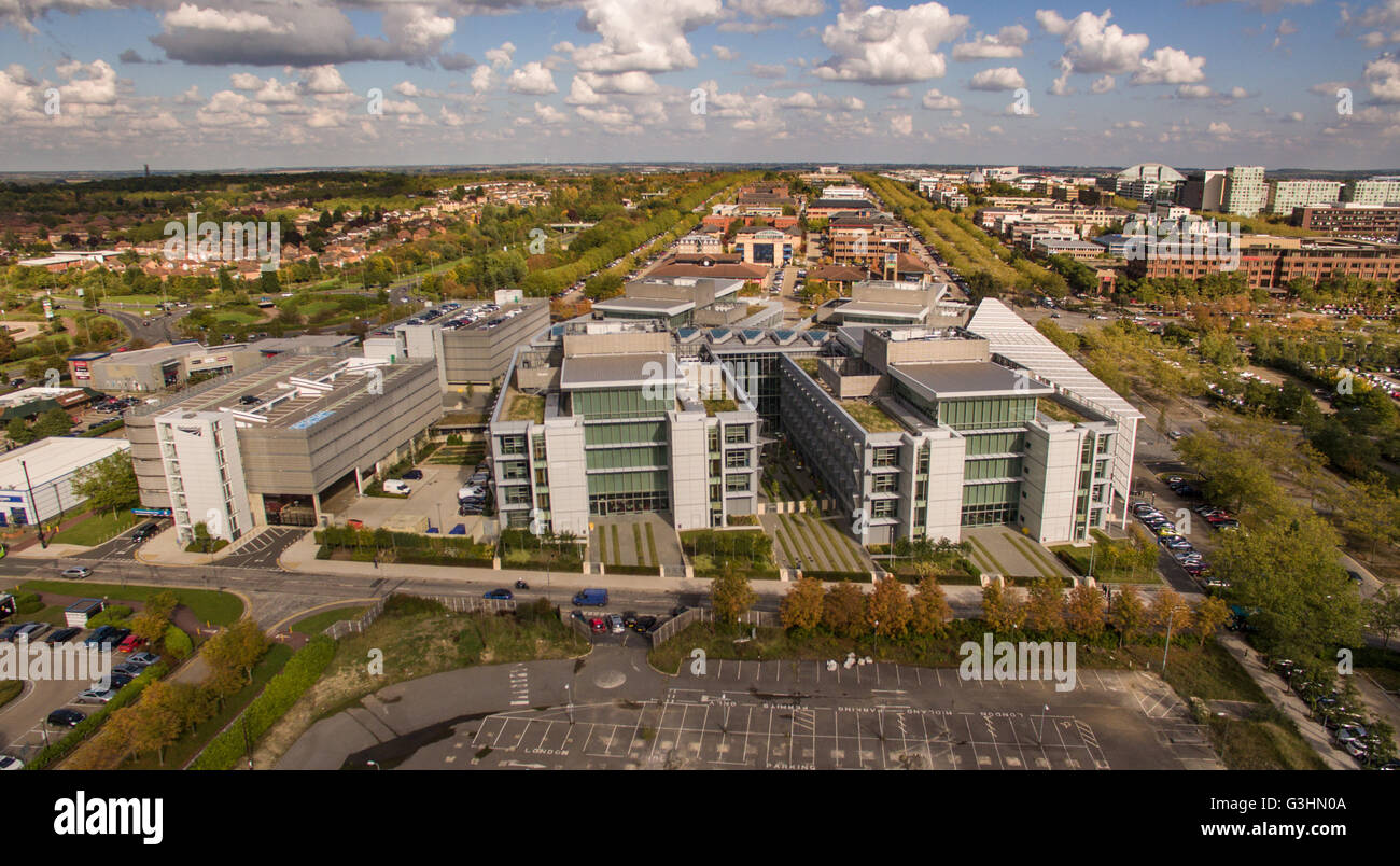 Network Rail HQ, Quadrant, in Milton Keynes Stockfoto