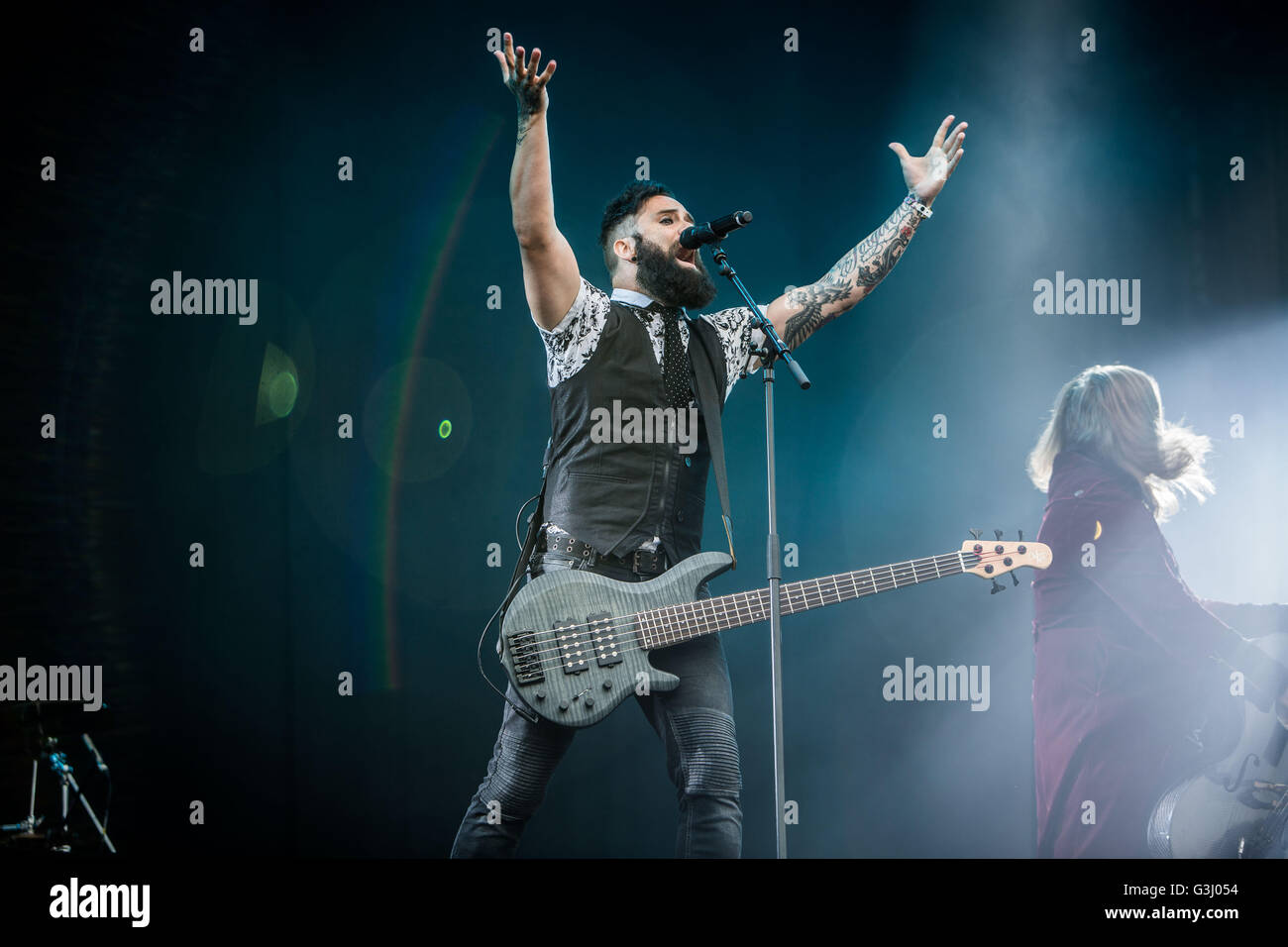 Landgraaf, Niederlande. 11. Juni 2016. Pfanne Höchstleistungen live Pinkpop Festival 2016 in Landgraaf. © Roberto Finizio/Pacificf Presse/Alamy Live News Stockfoto