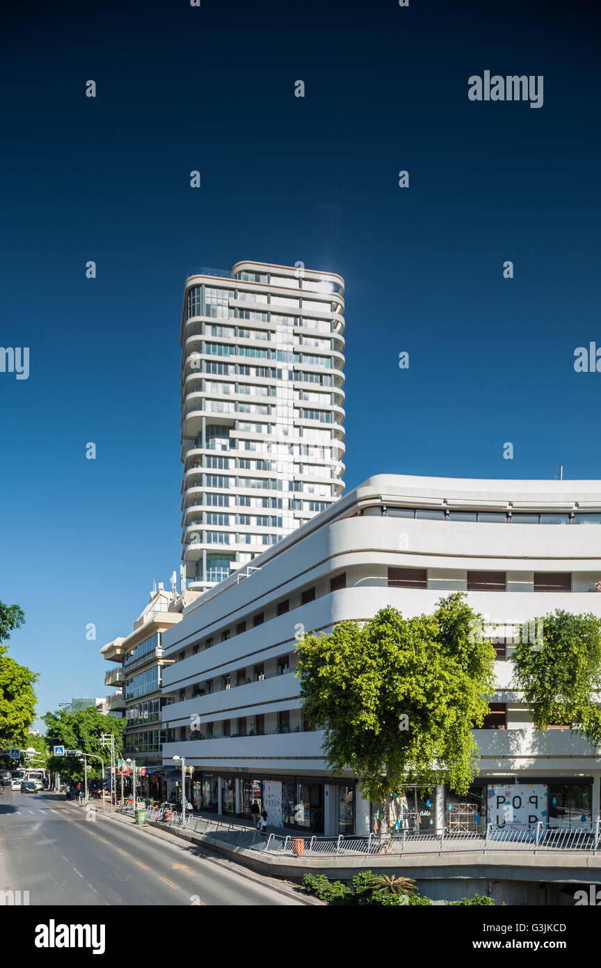 Israel, Tel Aviv - Dizengoff-platz Stockfoto