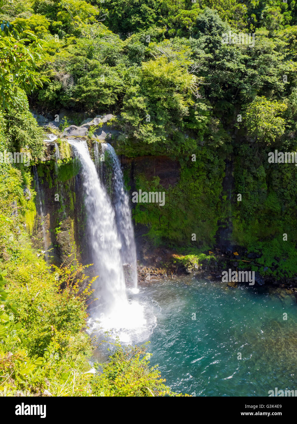Die schöne Shiraito Wasserfälle in Fujinomiya, Präfektur Shizuoka Stockfoto