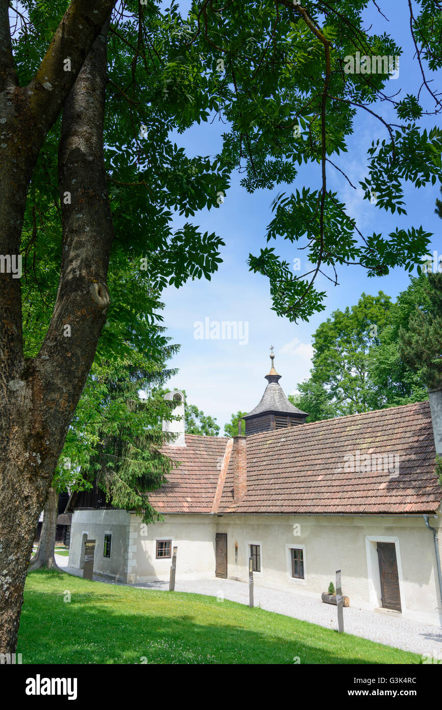 Freilichtmuseum Dorf Krumbach - Bucklige Welt, Österreich, Niederösterreich, Niederösterreich, Wiener Alpen, Krumbach Stockfoto