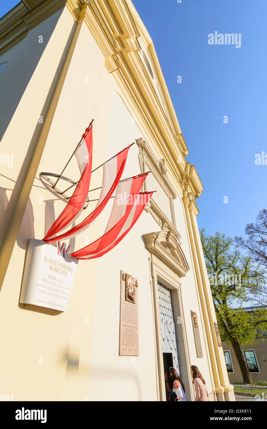 Kirche der Josefskirche auf Gipfel Kahlenberg, Österreich, Wien, 19.., Wien, Wien Stockfoto