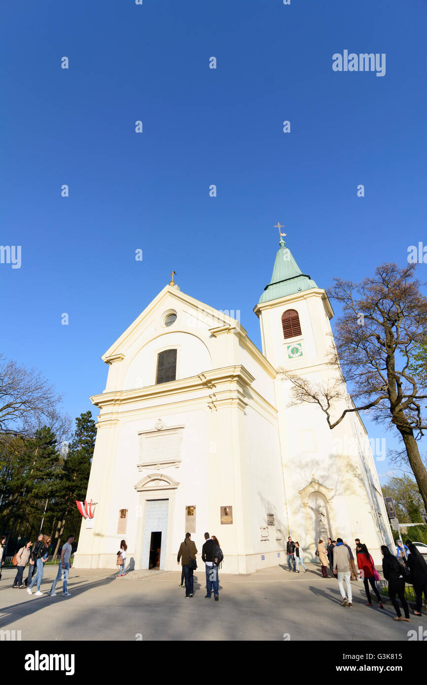 Kirche der Josefskirche auf Gipfel Kahlenberg, Österreich, Wien, 19.., Wien, Wien Stockfoto