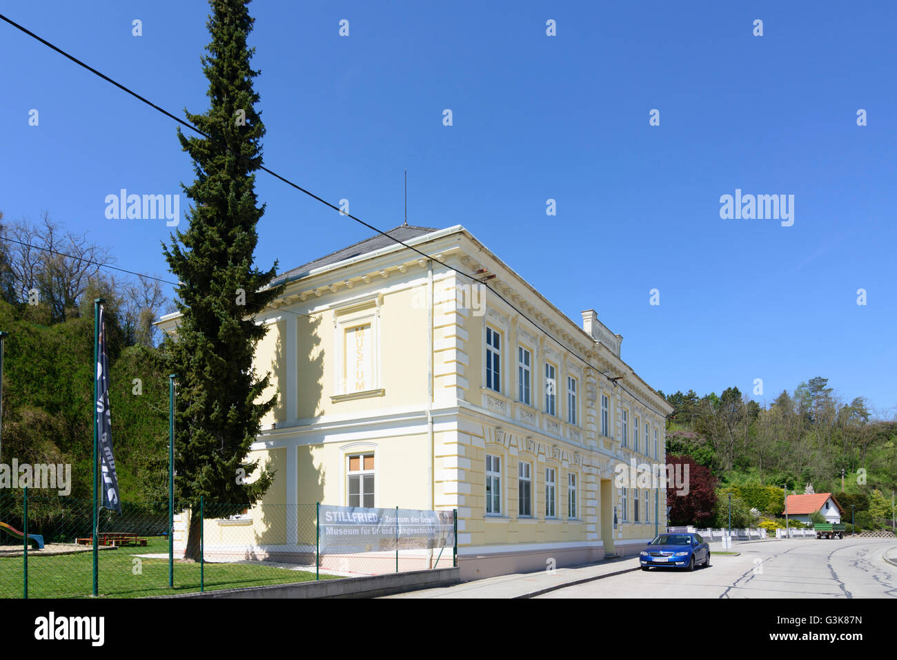 Museum für Urgeschichte in Stillfried, Österreich, Niederösterreich, Niederösterreich, Weinviertel, Angern ein der März Stockfoto