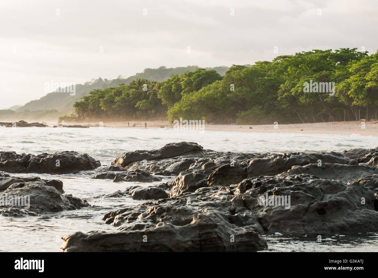 Der Strand in Santa Teresa, Costa Rica Stockfoto