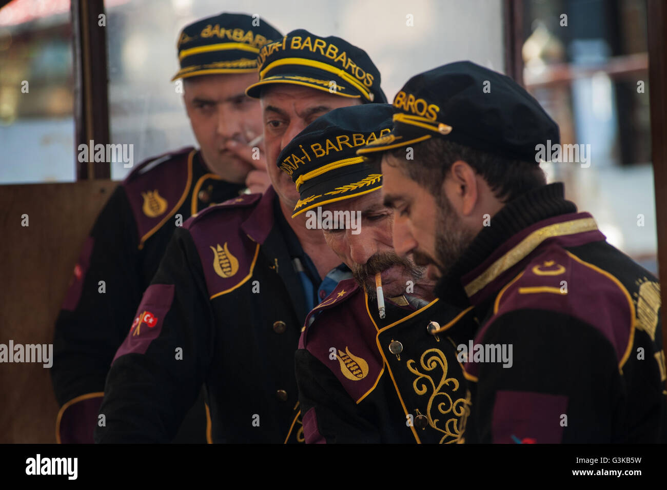 Street Food Anbieter Istanbul Türkei Stockfoto